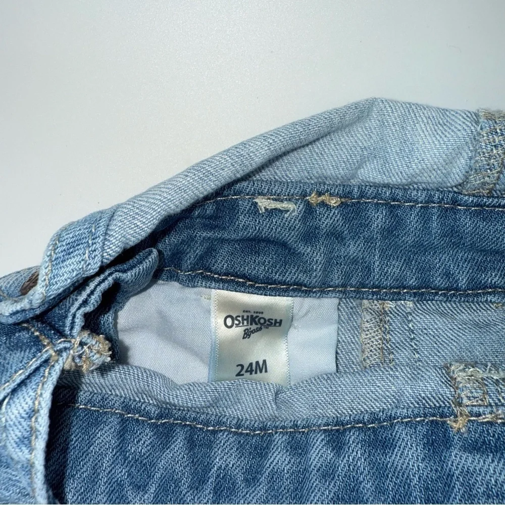 OshKosh B'gosh Light Blue Denim Baby Toddler Overalls